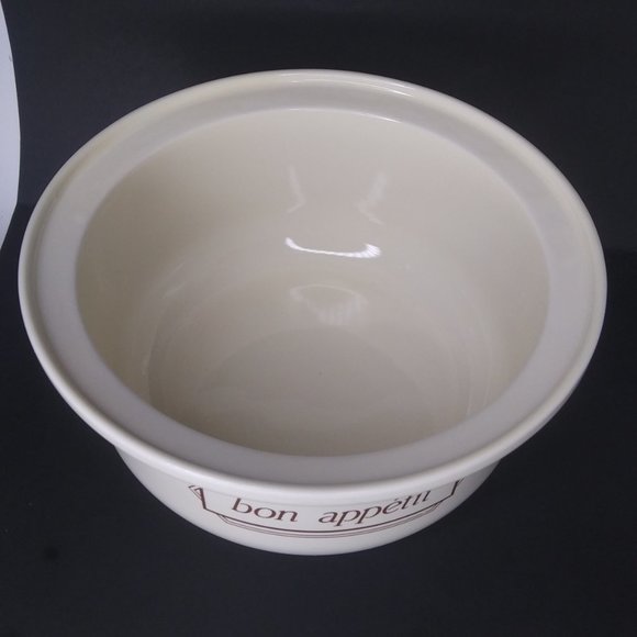 Hornsea England mixing bowl Bon Appetit cream colored - Picture 7 of 15